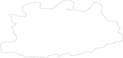 Antwerp Belgium outline map vector