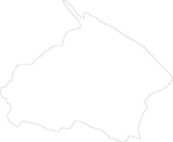 Barima-Waini Guyana outline map vector