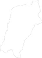 Atacama Chile outline map vector