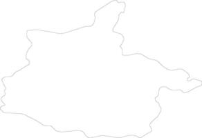 Ardennes France outline map vector