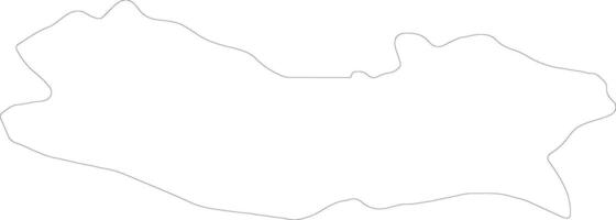 Armavir Armenia outline map vector