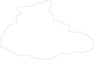 Badghis Afghanistan outline map vector