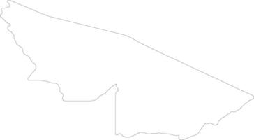 Acre Brazil outline map vector