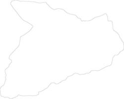 Baghlan Afghanistan outline map vector