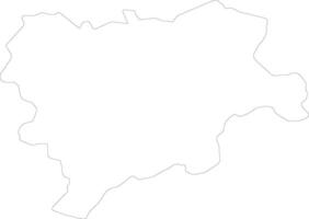 Albacete Spain outline map vector