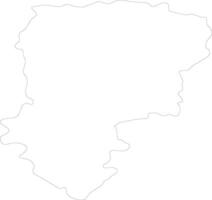 Aisne France outline map vector