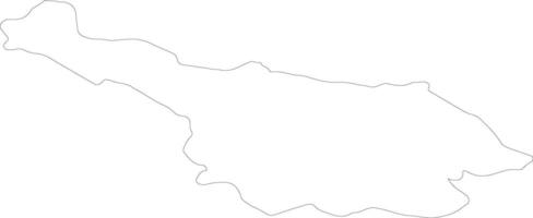 Cavan Ireland outline map vector