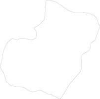 Bioko Sur Equatorial Guinea outline map vector