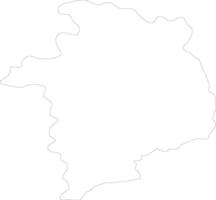 Cher France outline map vector