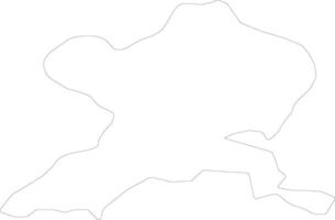 Fingal Ireland outline map vector