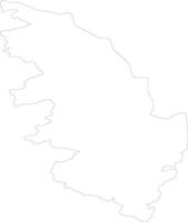 Corse-du-Sud France outline map vector