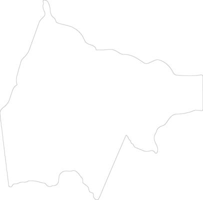 Gash Barka Eritrea outline map