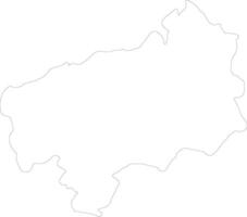 Esmeraldas Ecuador outline map vector