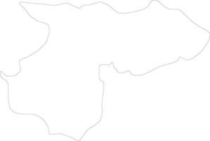 Durres Albania outline map vector