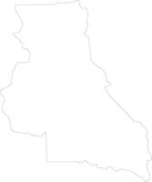 Est Cameroon outline map vector