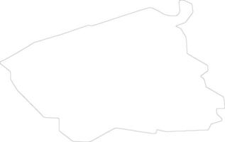 Craigavon United Kingdom outline map vector