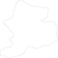 Glarus Switzerland outline map vector