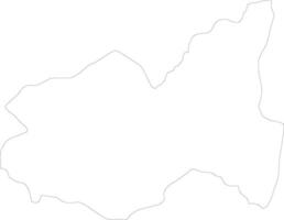 Gourma Burkina Faso outline map vector