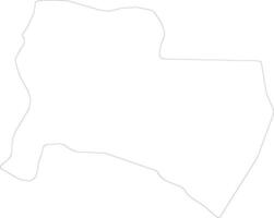 Karak Jordan outline map vector