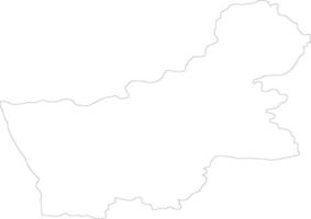 Grodno Belarus outline map vector