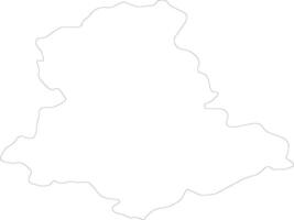 Haute-Vienne France outline map vector