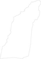 Hilmand Afghanistan outline map vector