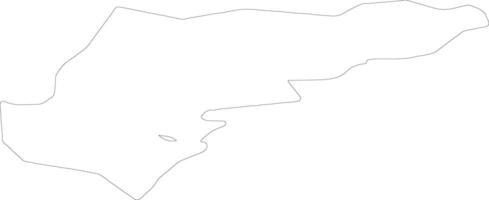 Hounslow United Kingdom outline map vector