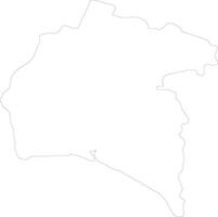 Huelva Spain outline map vector