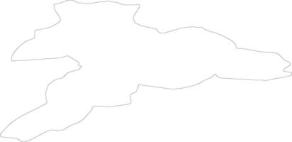 Jura Switzerland outline map vector