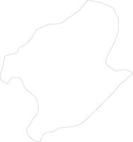 Karuzi Burundi outline map vector