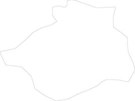 Masalli Azerbaijan outline map vector