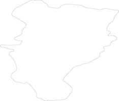 Kildare Ireland outline map vector