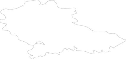 Kymenlaakso Finland outline map vector