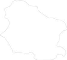 Lucca Italy outline map vector