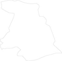 kotayk Armenia contorno mapa vector