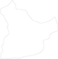 Laghman Afghanistan outline map vector