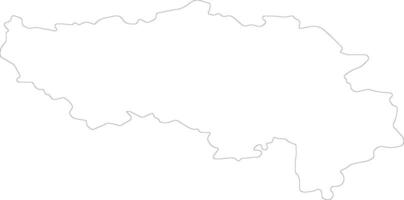 Liege Belgium outline map vector