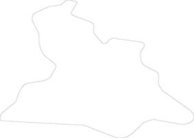 Lewisham United Kingdom outline map vector