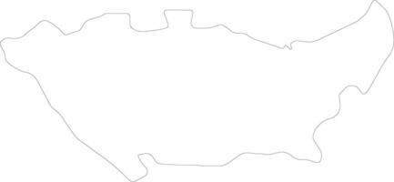 Milano Italy outline map vector