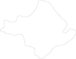 Ngozi Burundi outline map vector