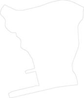 Mono Benin outline map vector