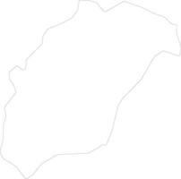 Rutana Burundi outline map vector