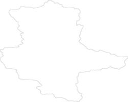 Sachsen-Anhalt Germany outline map vector