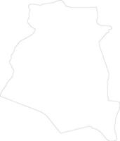 South Khorasan Iran outline map vector