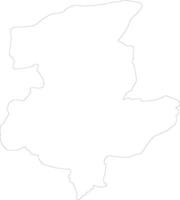 Sari Pul Afghanistan outline map vector