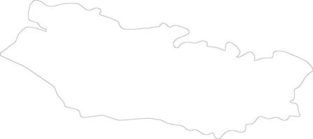 Somme France outline map vector