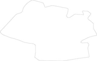 sur Gloucestershire unido Reino contorno mapa vector