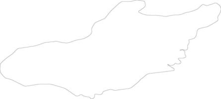 Adiyaman Turkey outline map vector