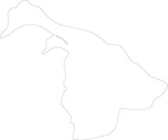 Aklan Philippines outline map vector