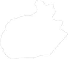 Aksaray Turkey outline map vector